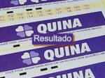 Último resultado da Quina