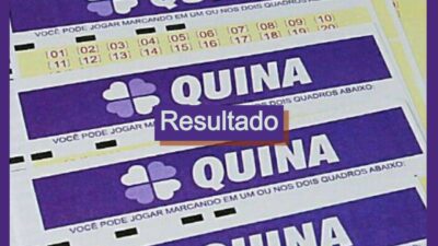 Último resultado da Quina